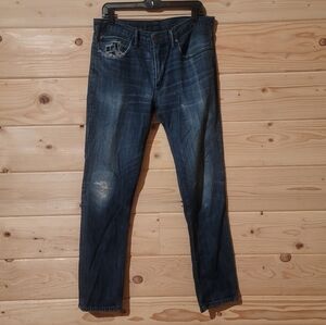 Vintage Levis 511 Men's Blue Slim Jeans Size 34x34